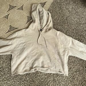 cropped hoodie